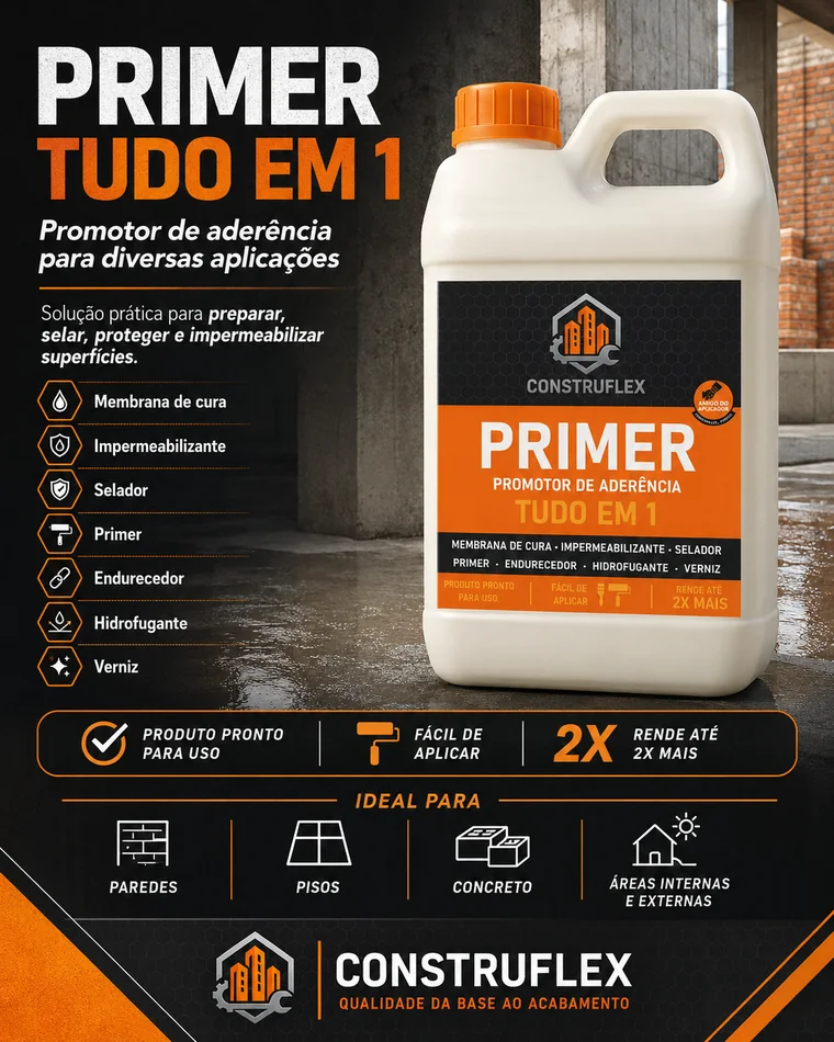 Primer Tudo em 1 CONSTRUFLEX